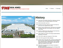Tablet Screenshot of minhwei.com.tw